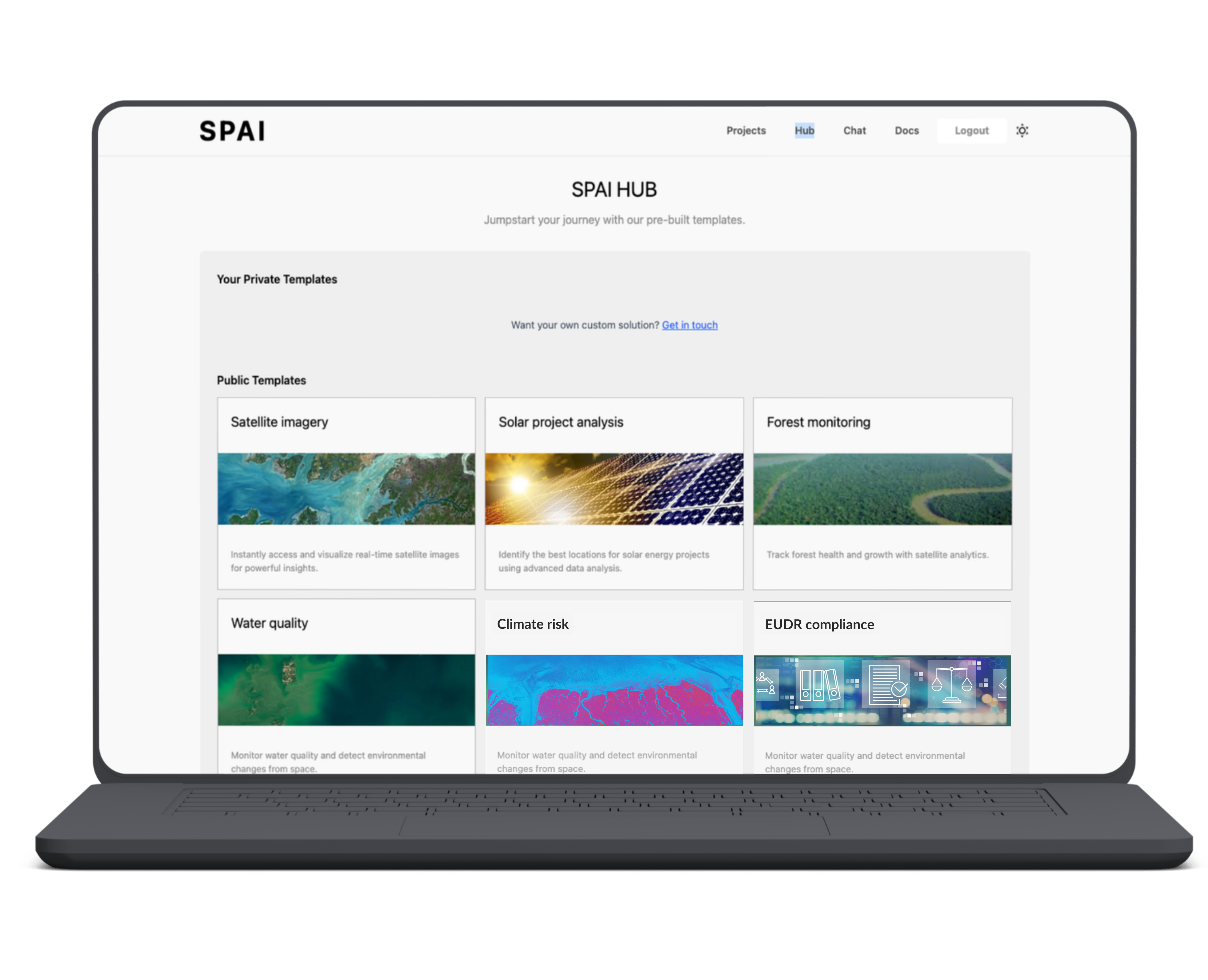 SPAI Hub laptop black