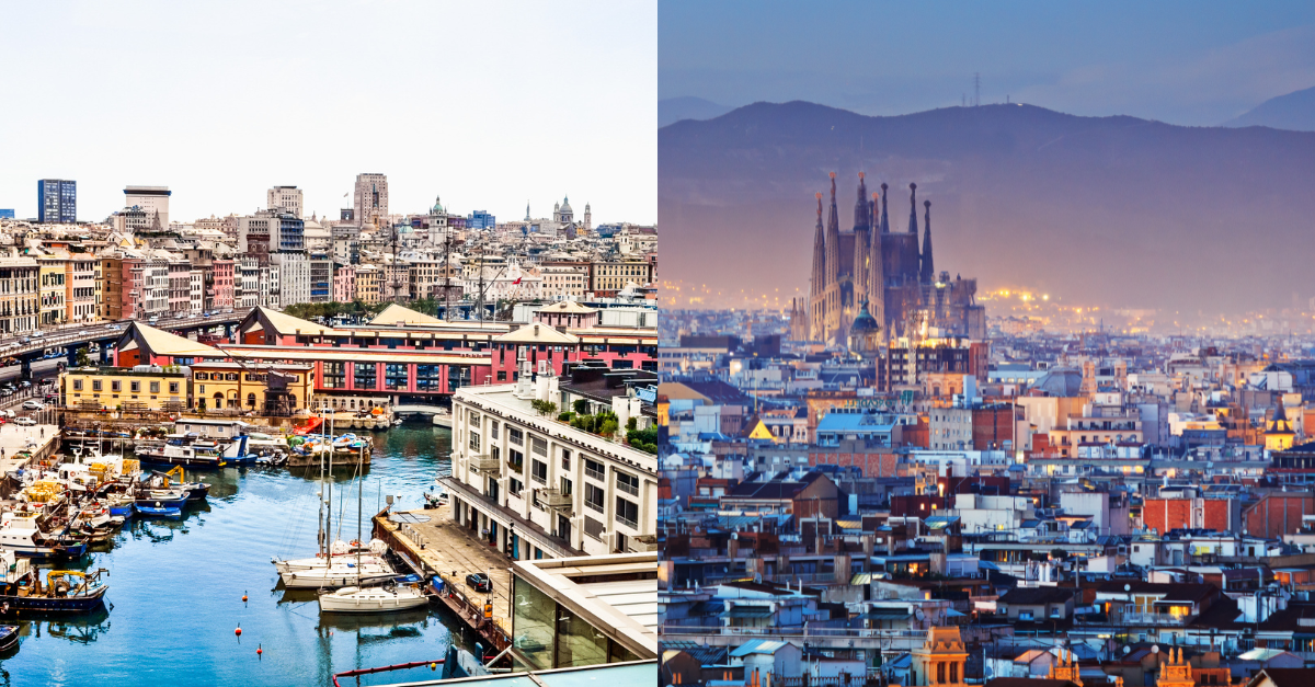 EMOVA: Using shared mobility data to measure Low-Emission Zone impact in Barcelona and Genoa