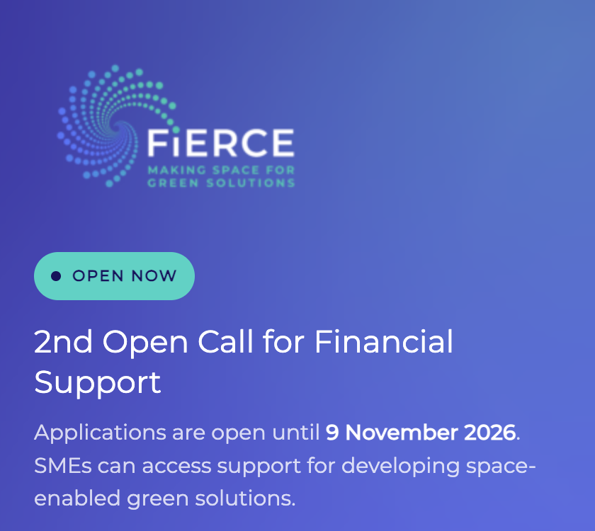 Greener business with space data: FIERCE funding is back